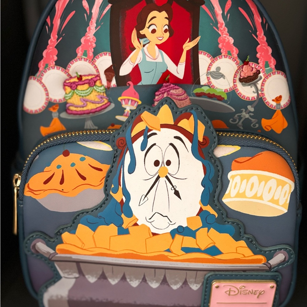 Disney Beauty and the Beast Be Our Guest Loungefly NWT